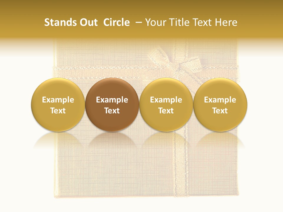 Giving Isolated Color PowerPoint Template