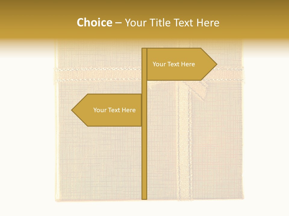 Giving Isolated Color PowerPoint Template