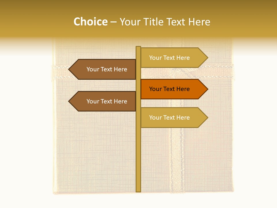 Giving Isolated Color PowerPoint Template
