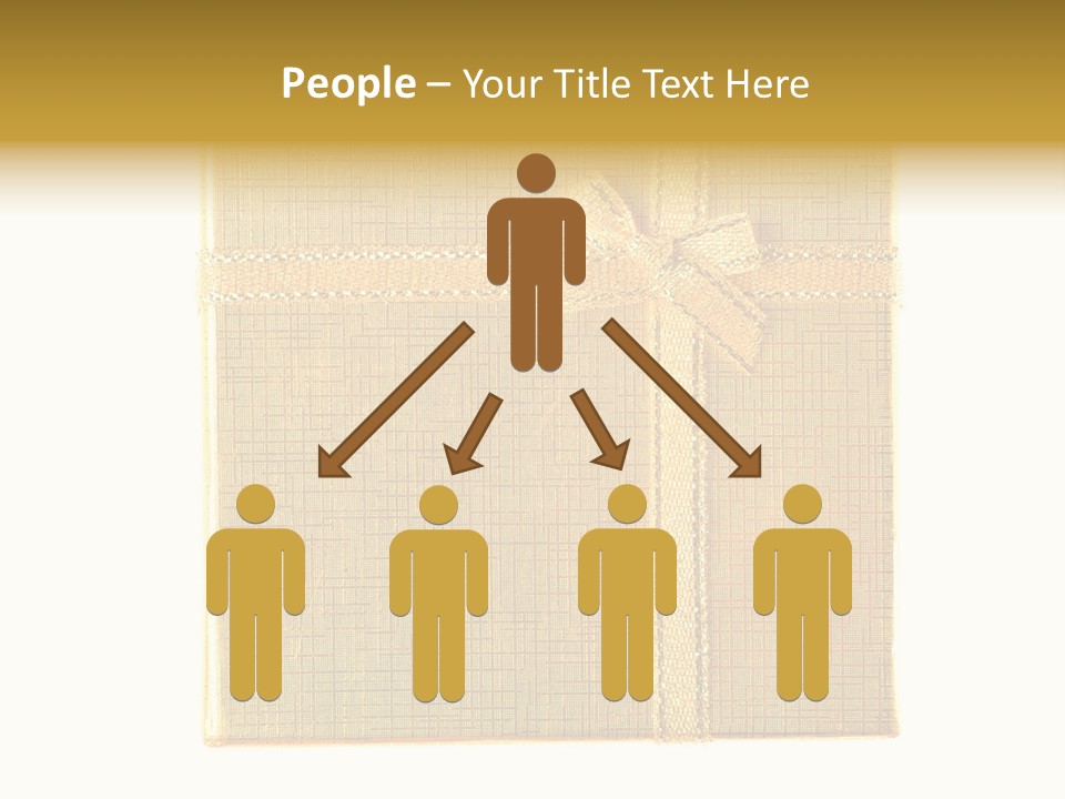 Giving Isolated Color PowerPoint Template