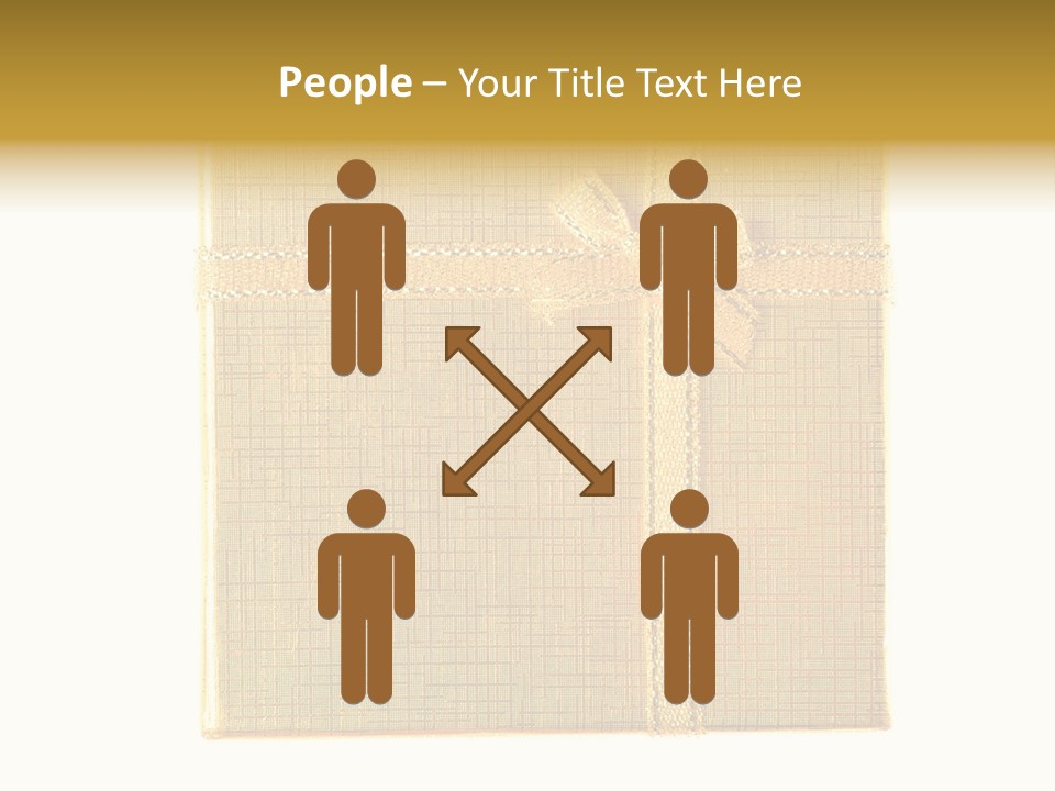 Giving Isolated Color PowerPoint Template