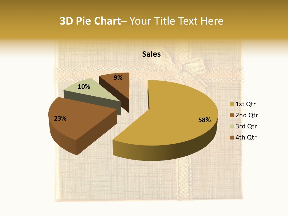 Giving Isolated Color PowerPoint Template