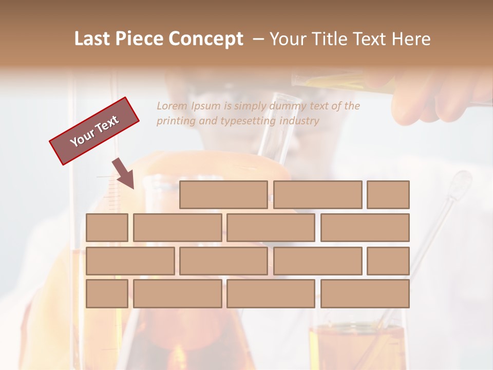 Measure Close Tube PowerPoint Template