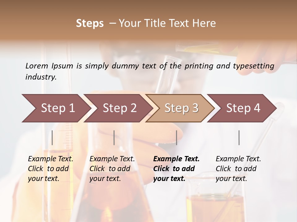 Measure Close Tube PowerPoint Template