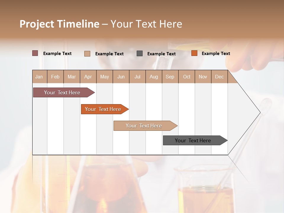 Measure Close Tube PowerPoint Template