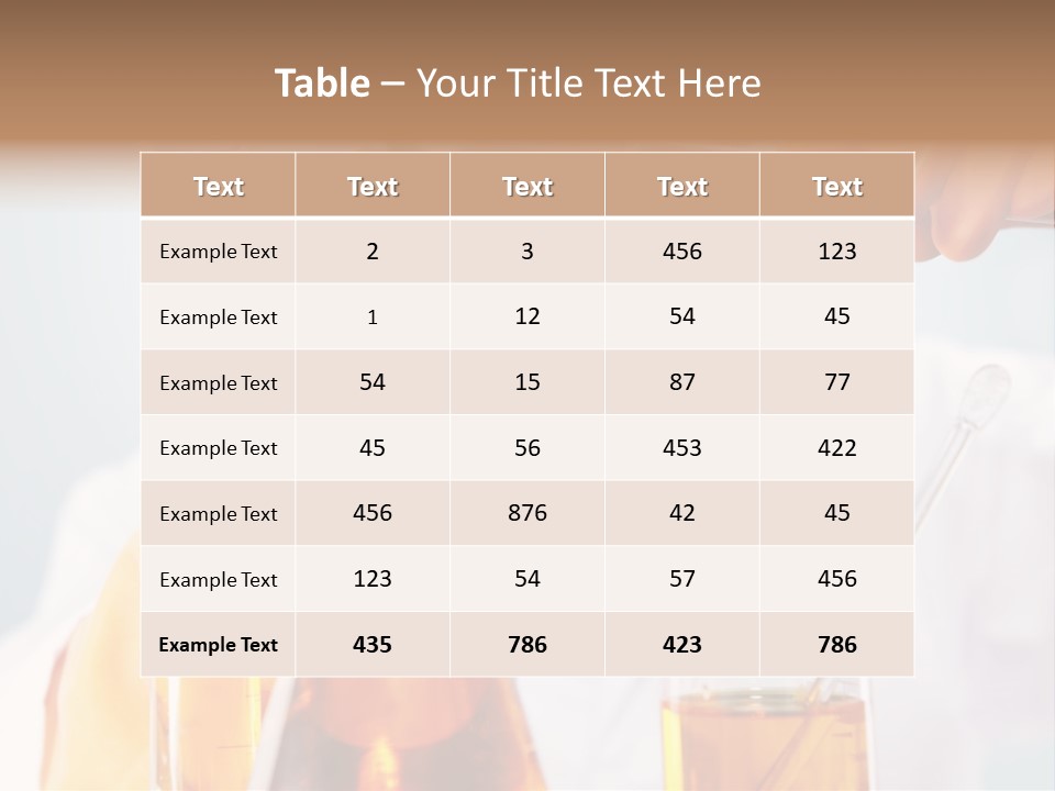 Measure Close Tube PowerPoint Template