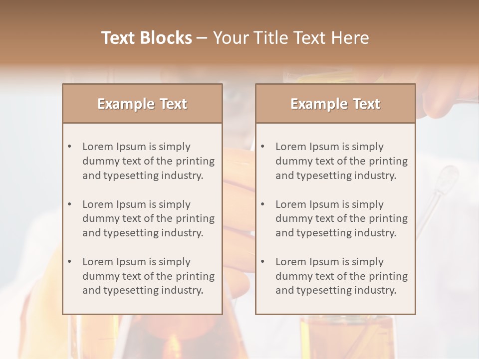 Measure Close Tube PowerPoint Template