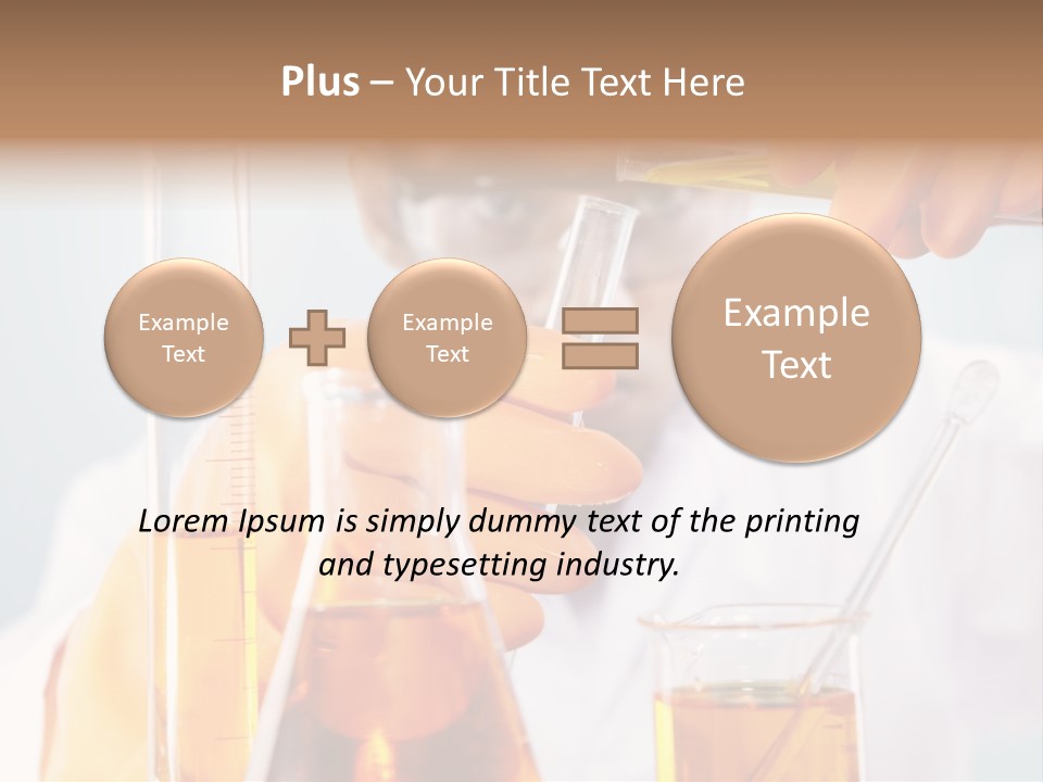 Measure Close Tube PowerPoint Template