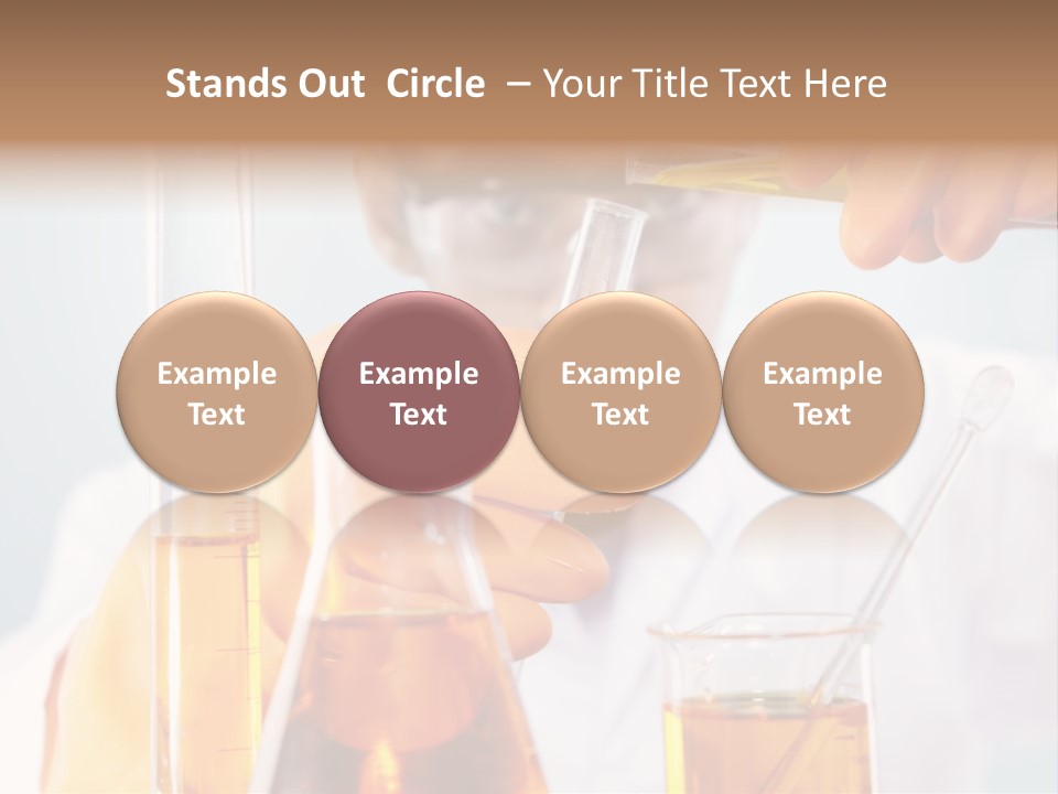Measure Close Tube PowerPoint Template