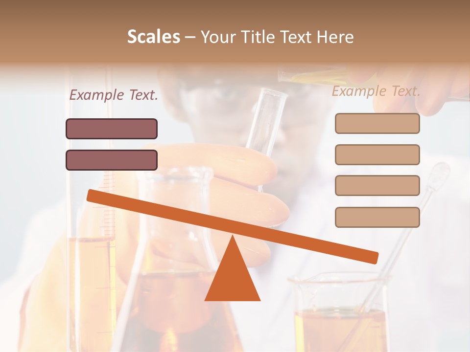 Measure Close Tube PowerPoint Template