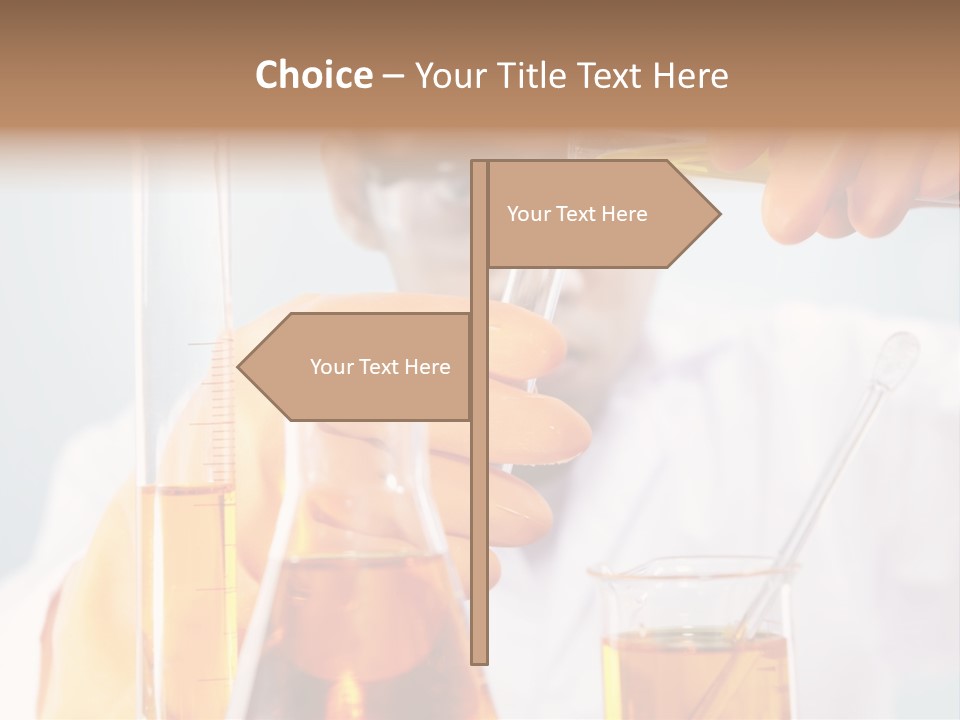 Measure Close Tube PowerPoint Template