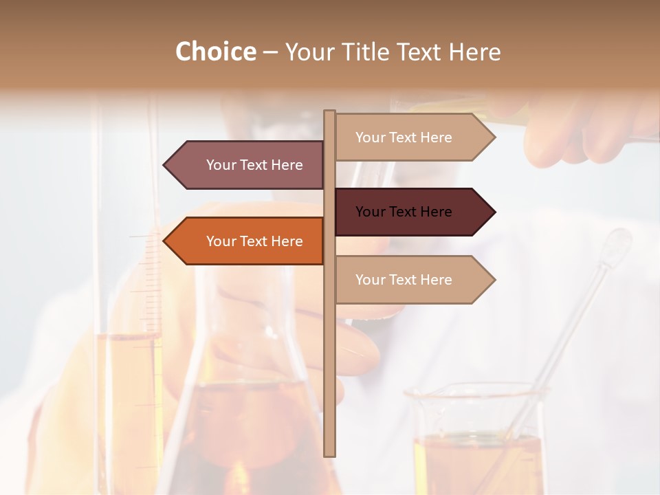 Measure Close Tube PowerPoint Template