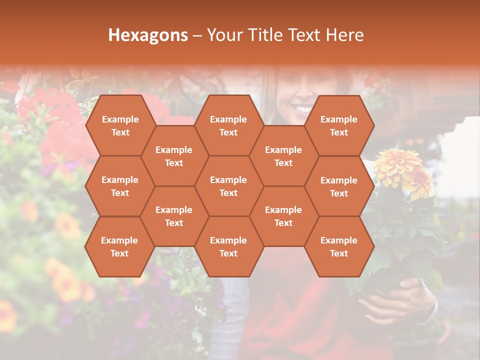 Occupation Bouquet Gardener PowerPoint Template