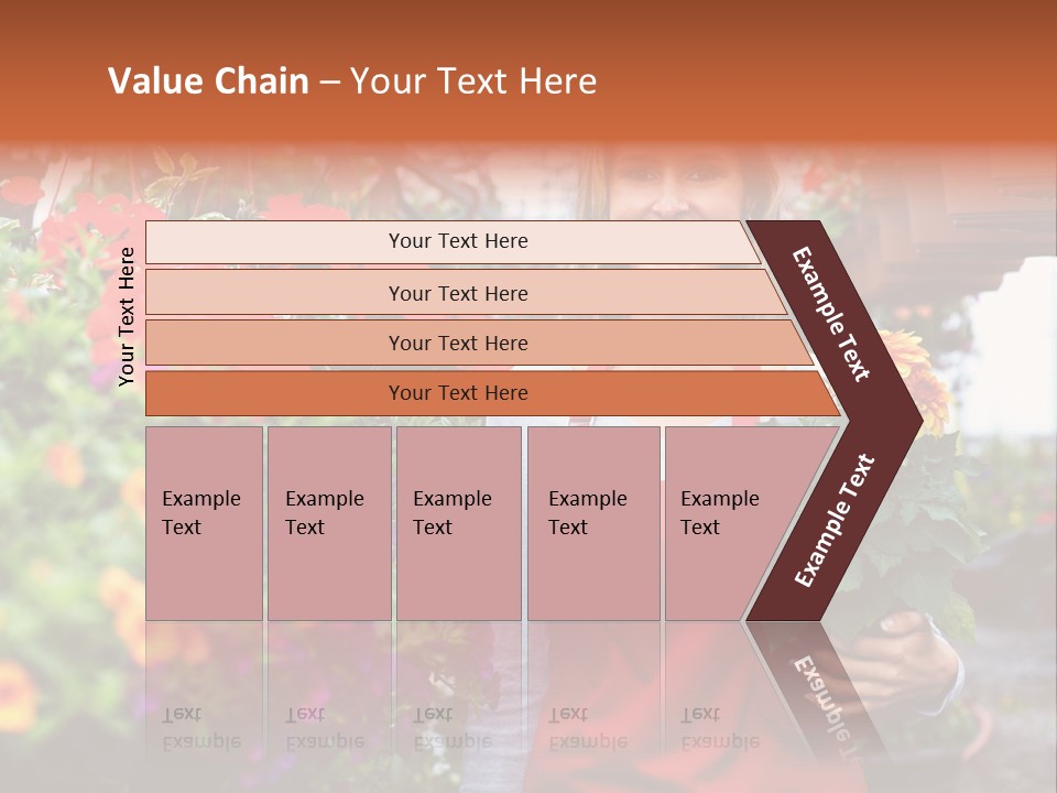 Occupation Bouquet Gardener PowerPoint Template