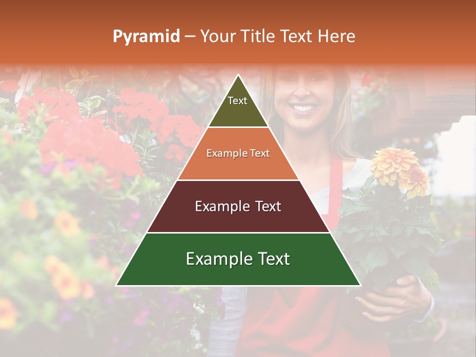 Occupation Bouquet Gardener PowerPoint Template