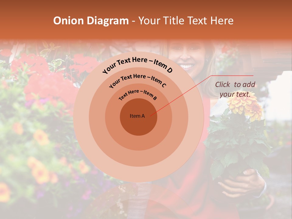 Occupation Bouquet Gardener PowerPoint Template