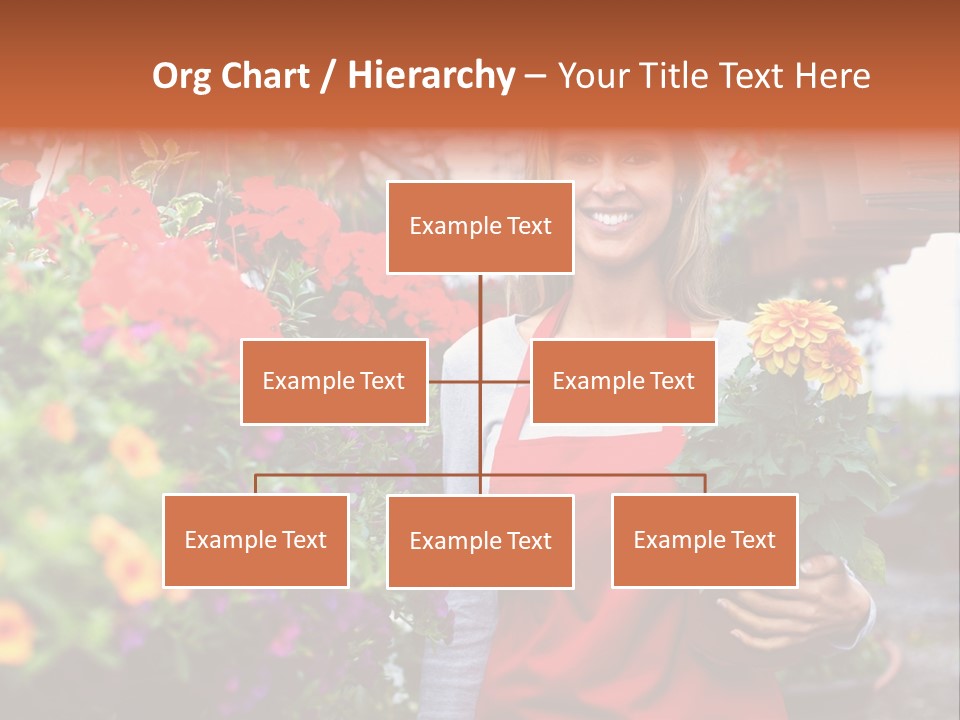 Occupation Bouquet Gardener PowerPoint Template
