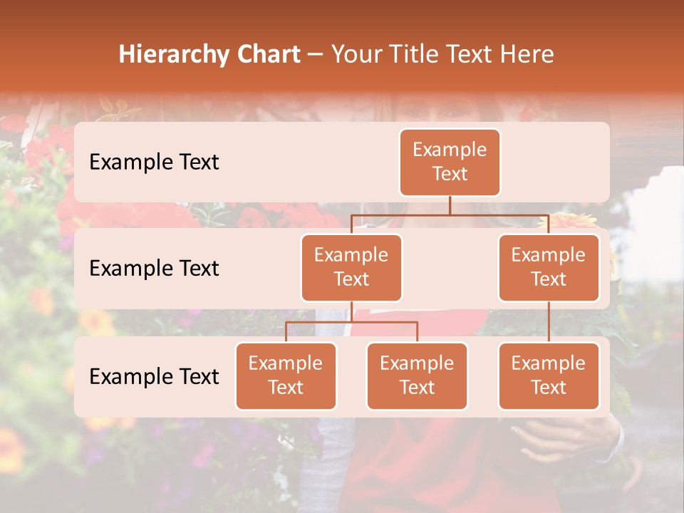 Occupation Bouquet Gardener PowerPoint Template
