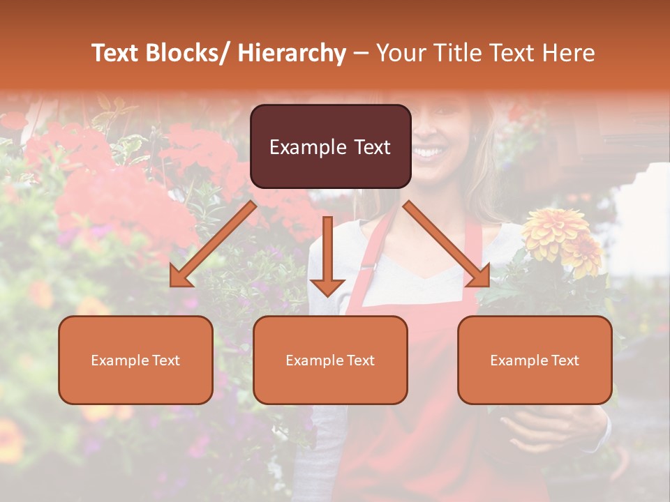 Occupation Bouquet Gardener PowerPoint Template
