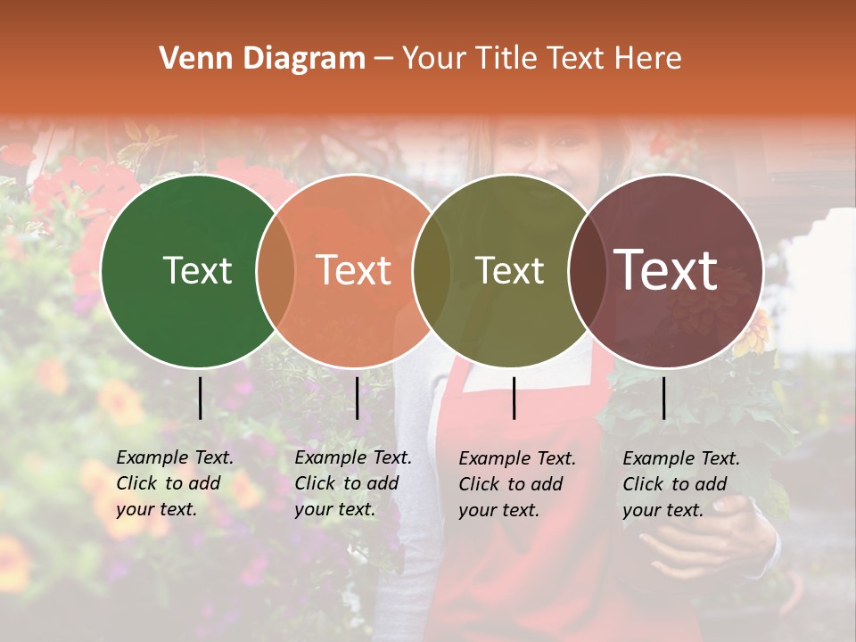 Occupation Bouquet Gardener PowerPoint Template