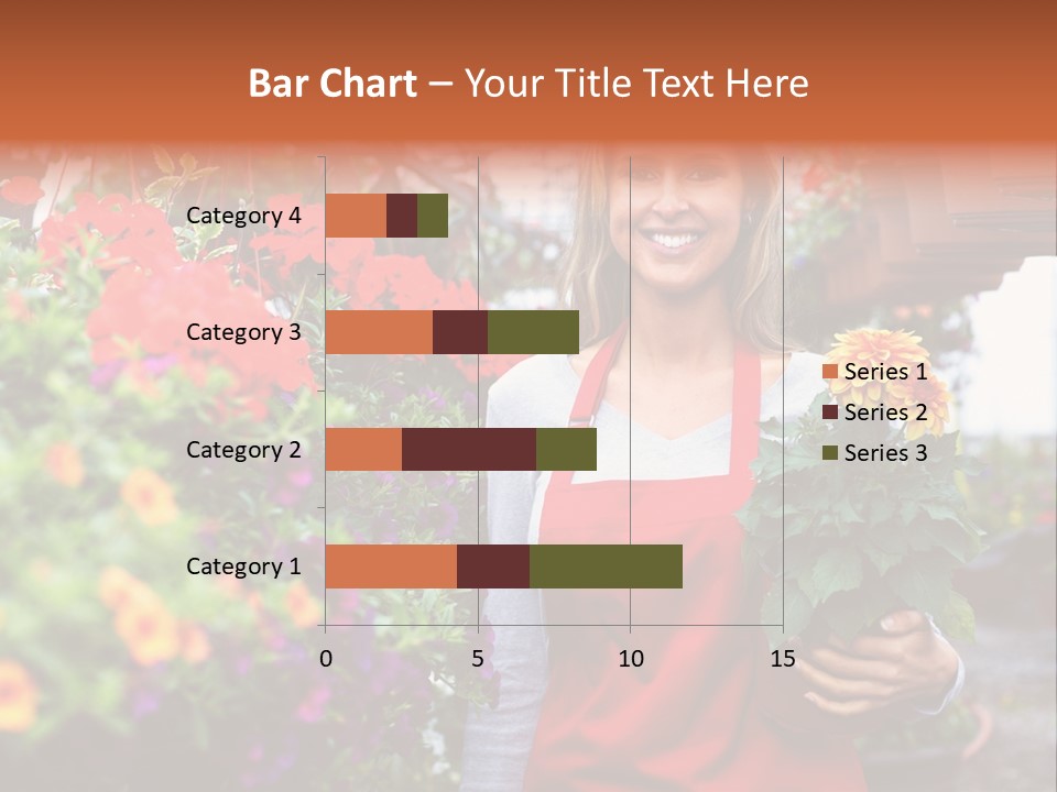 Occupation Bouquet Gardener PowerPoint Template