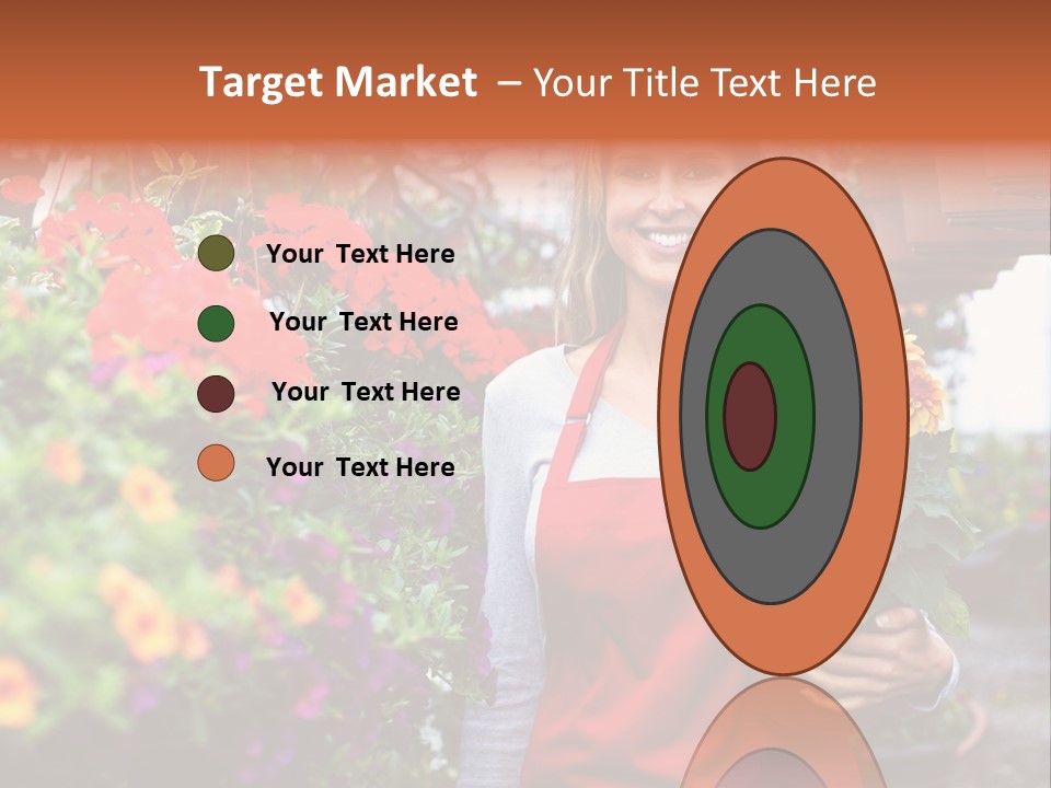 Occupation Bouquet Gardener PowerPoint Template