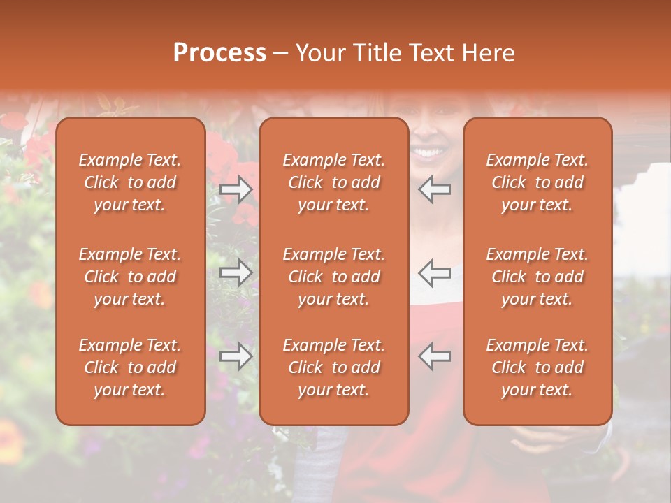 Occupation Bouquet Gardener PowerPoint Template
