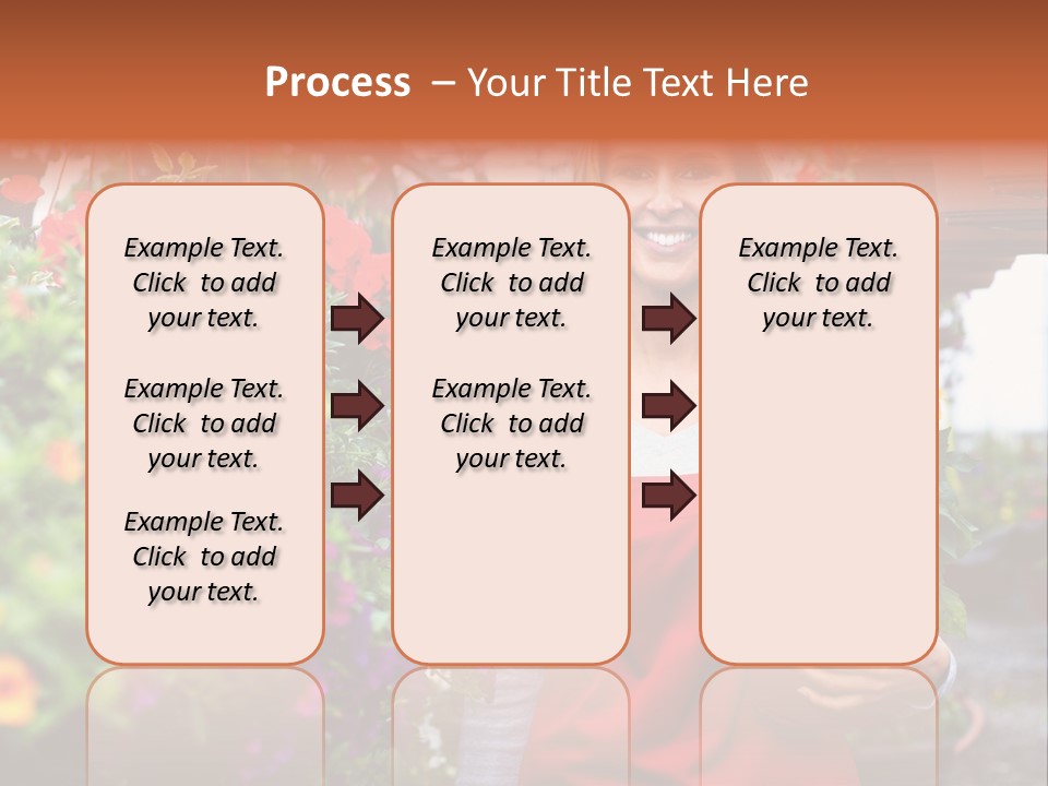 Occupation Bouquet Gardener PowerPoint Template