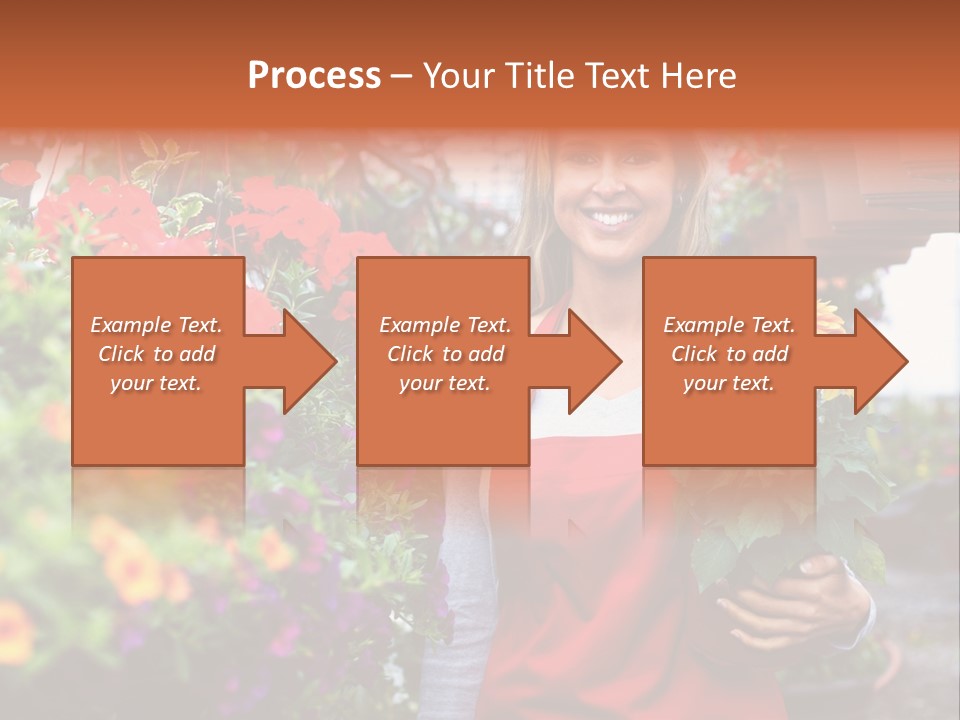 Occupation Bouquet Gardener PowerPoint Template