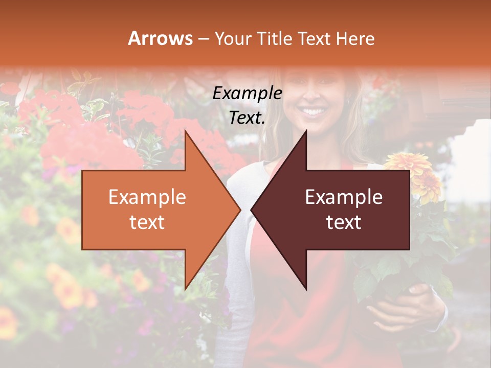 Occupation Bouquet Gardener PowerPoint Template