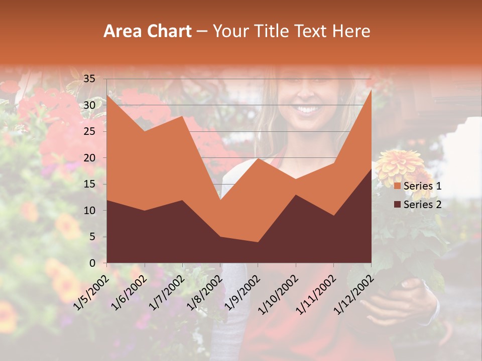 Occupation Bouquet Gardener PowerPoint Template