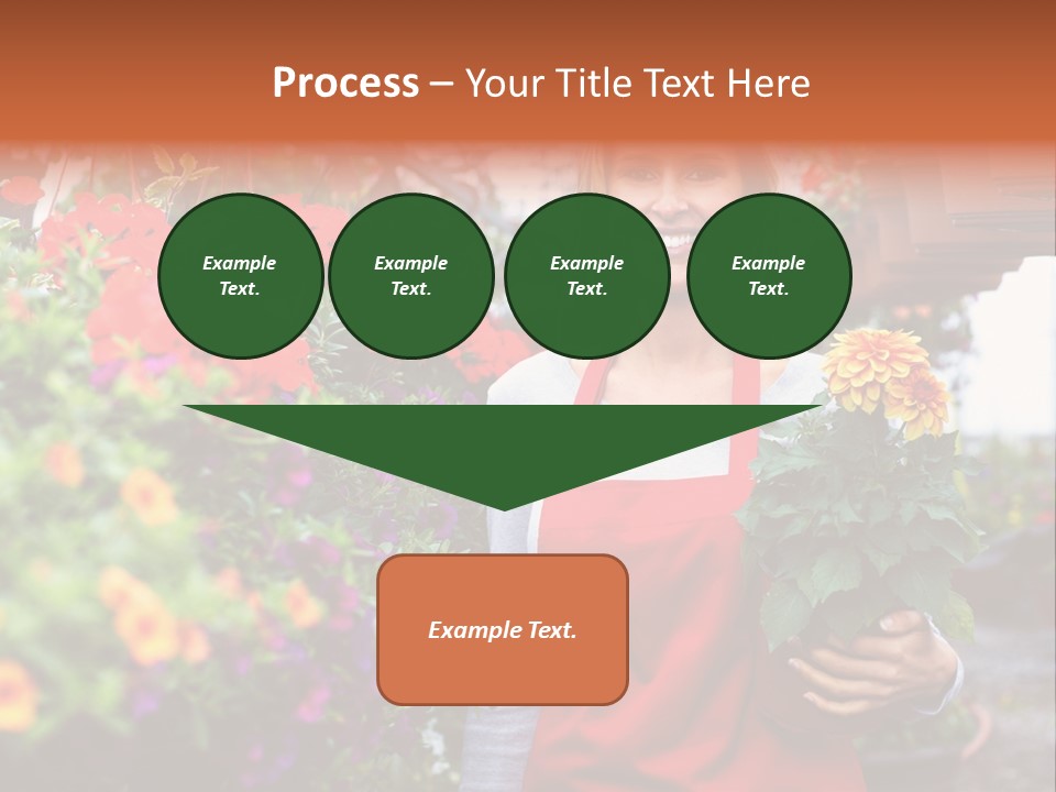 Occupation Bouquet Gardener PowerPoint Template