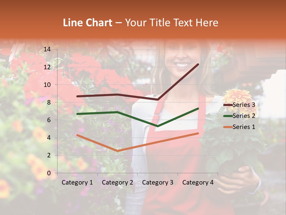 Occupation Bouquet Gardener PowerPoint Template