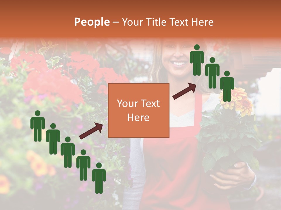 Occupation Bouquet Gardener PowerPoint Template