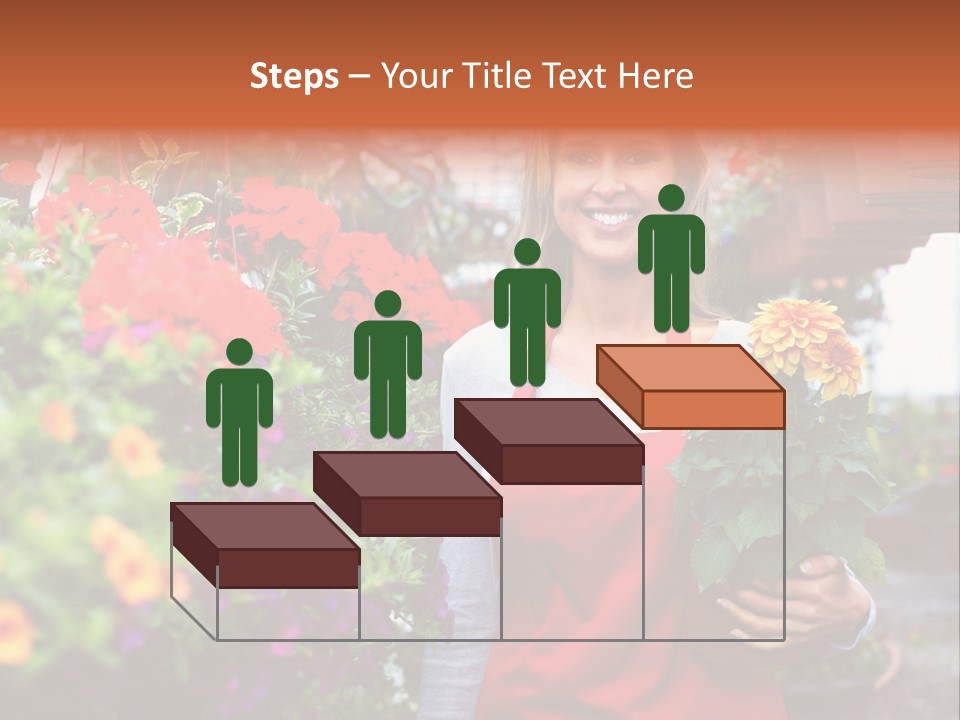 Occupation Bouquet Gardener PowerPoint Template