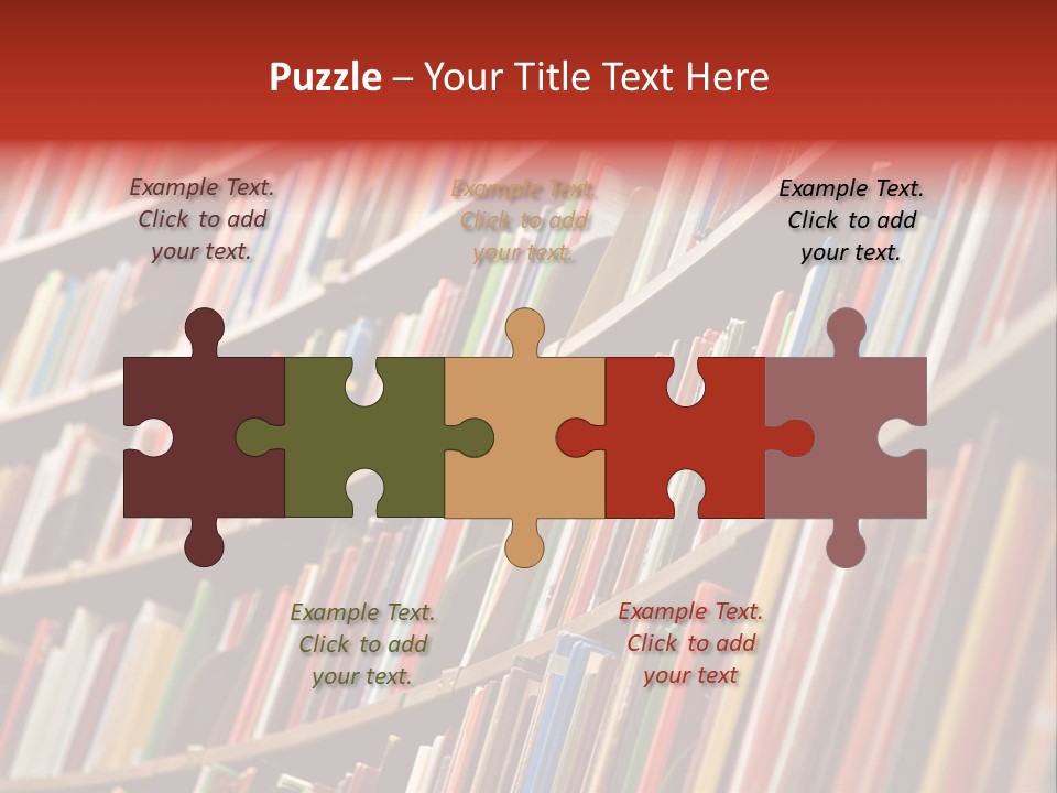 Diminishing Book Wisdom PowerPoint Template