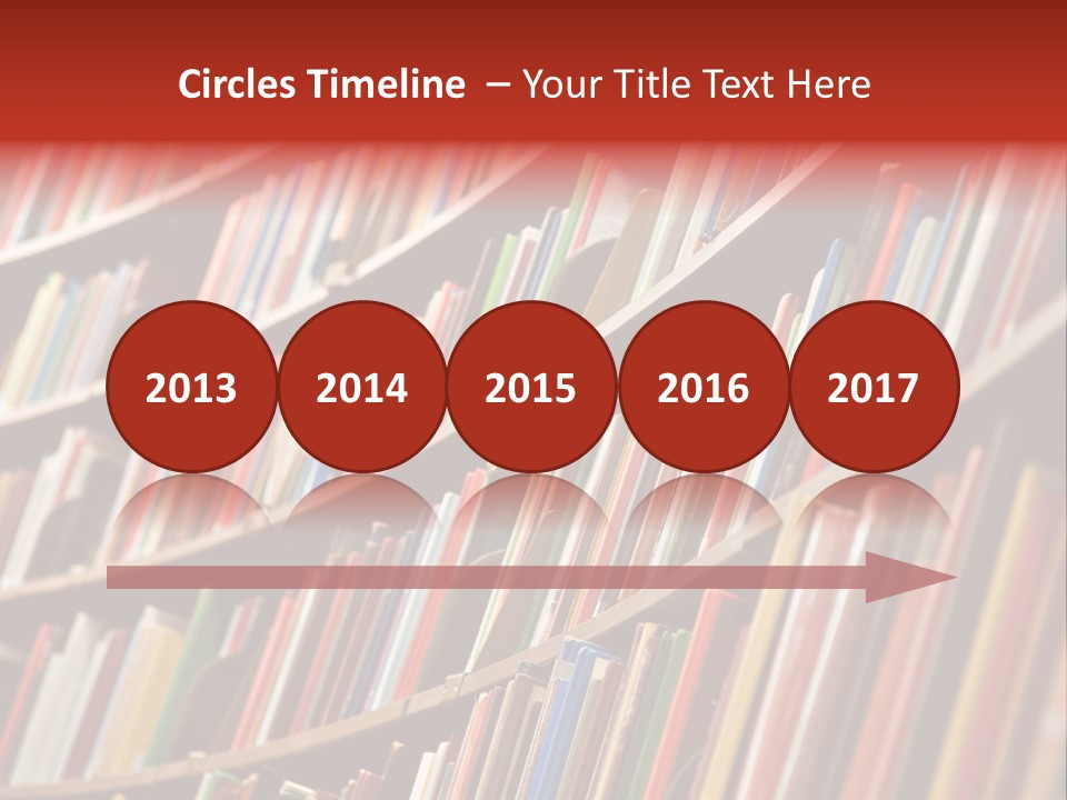 Diminishing Book Wisdom PowerPoint Template