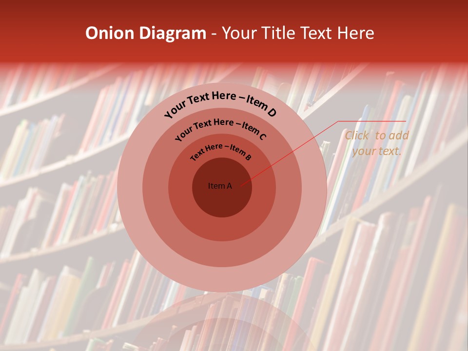 Diminishing Book Wisdom PowerPoint Template