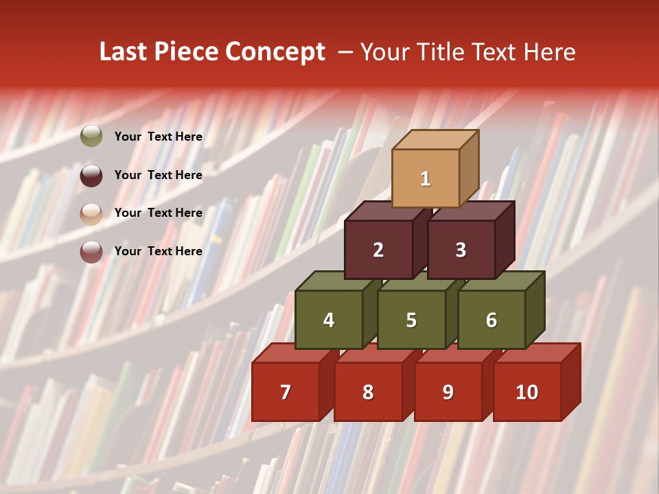 Diminishing Book Wisdom PowerPoint Template