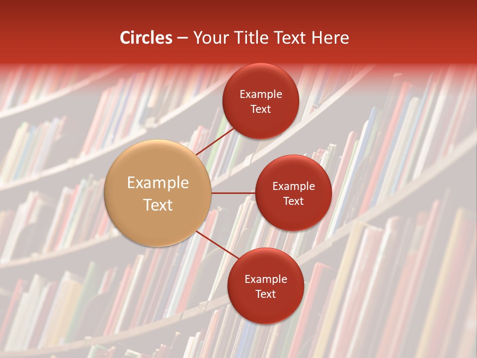 Diminishing Book Wisdom PowerPoint Template