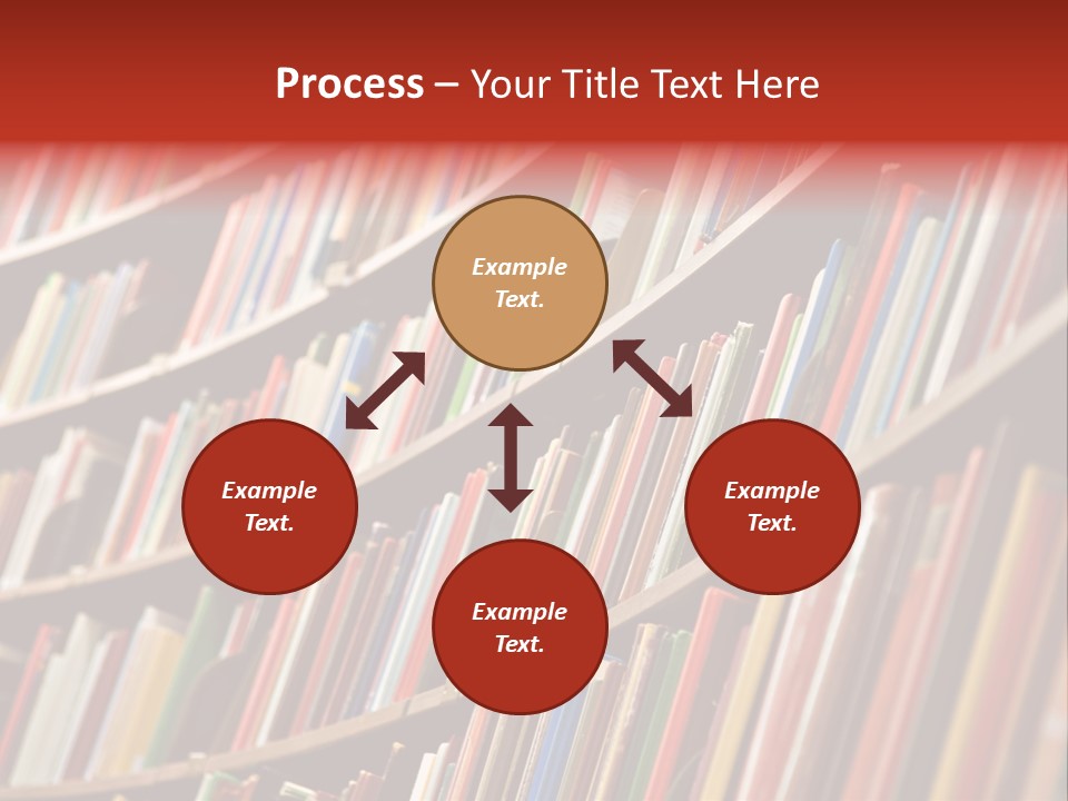 Diminishing Book Wisdom PowerPoint Template