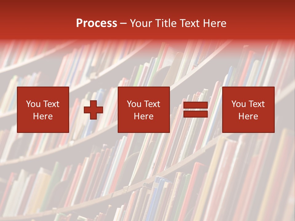Diminishing Book Wisdom PowerPoint Template