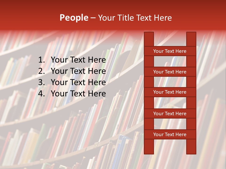 Diminishing Book Wisdom PowerPoint Template