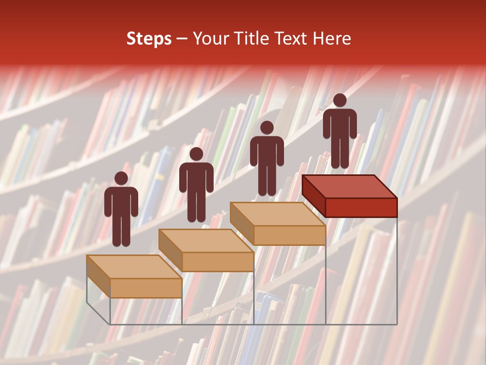 Diminishing Book Wisdom PowerPoint Template