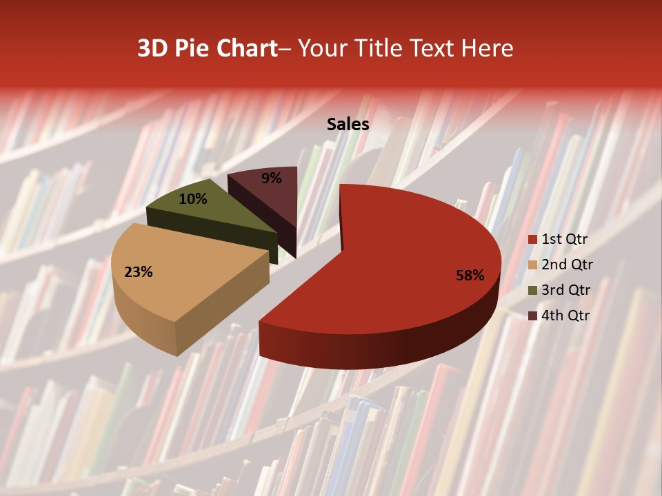 Diminishing Book Wisdom PowerPoint Template