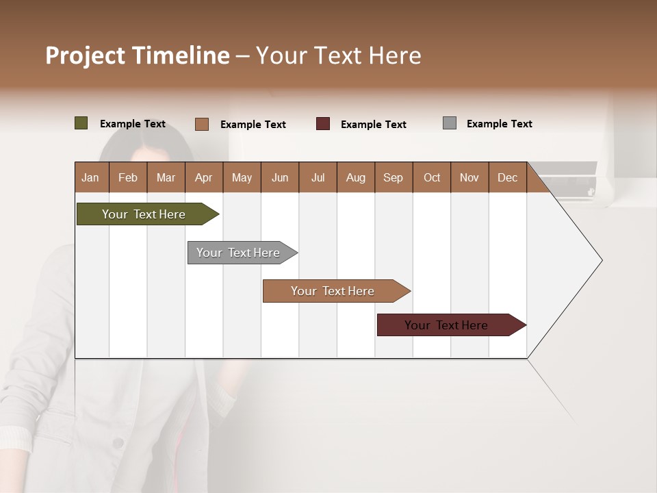 One Wallmount Caucasian PowerPoint Template