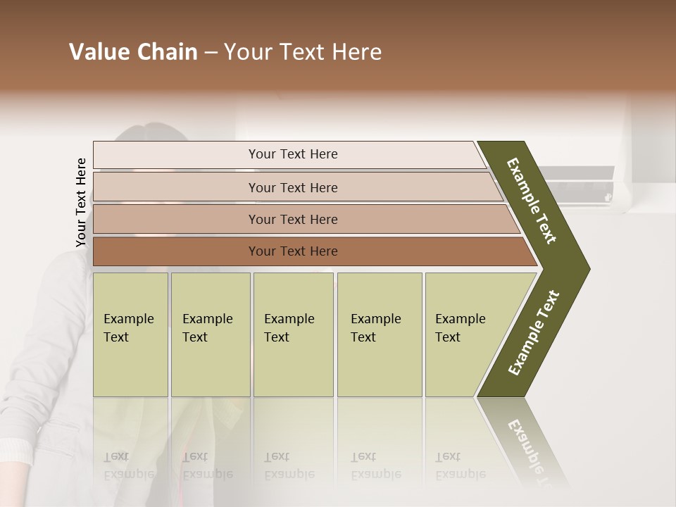 One Wallmount Caucasian PowerPoint Template