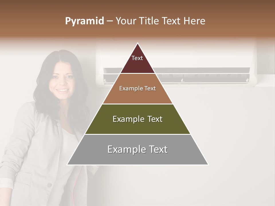 One Wallmount Caucasian PowerPoint Template