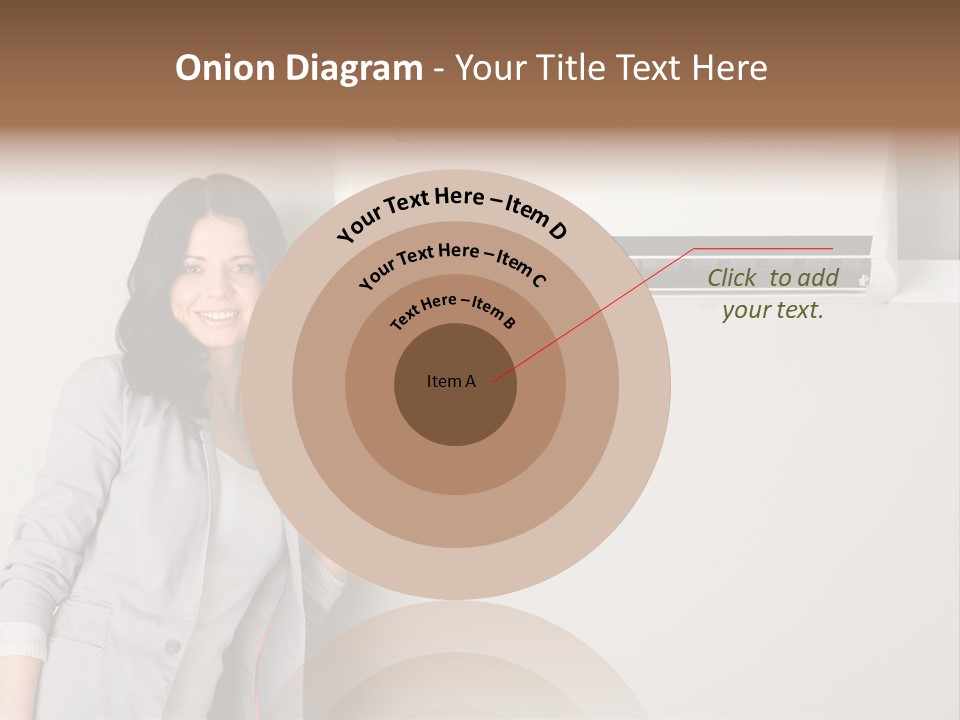 One Wallmount Caucasian PowerPoint Template