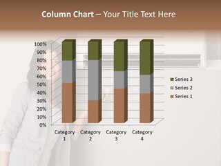 One Wallmount Caucasian PowerPoint Template